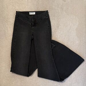 Free People Black Flare Jeans